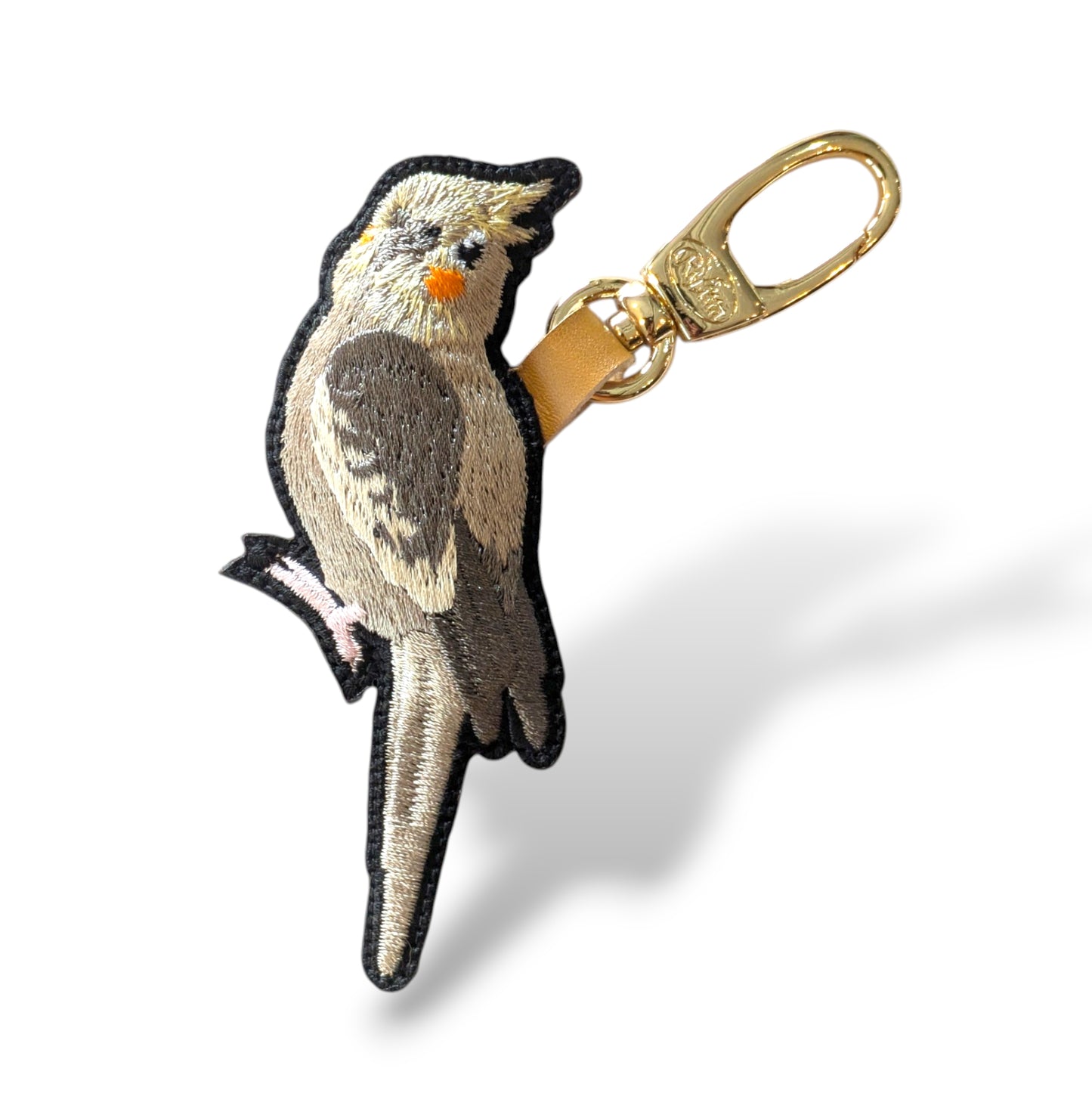 オカメインコの刺繍ワッペン