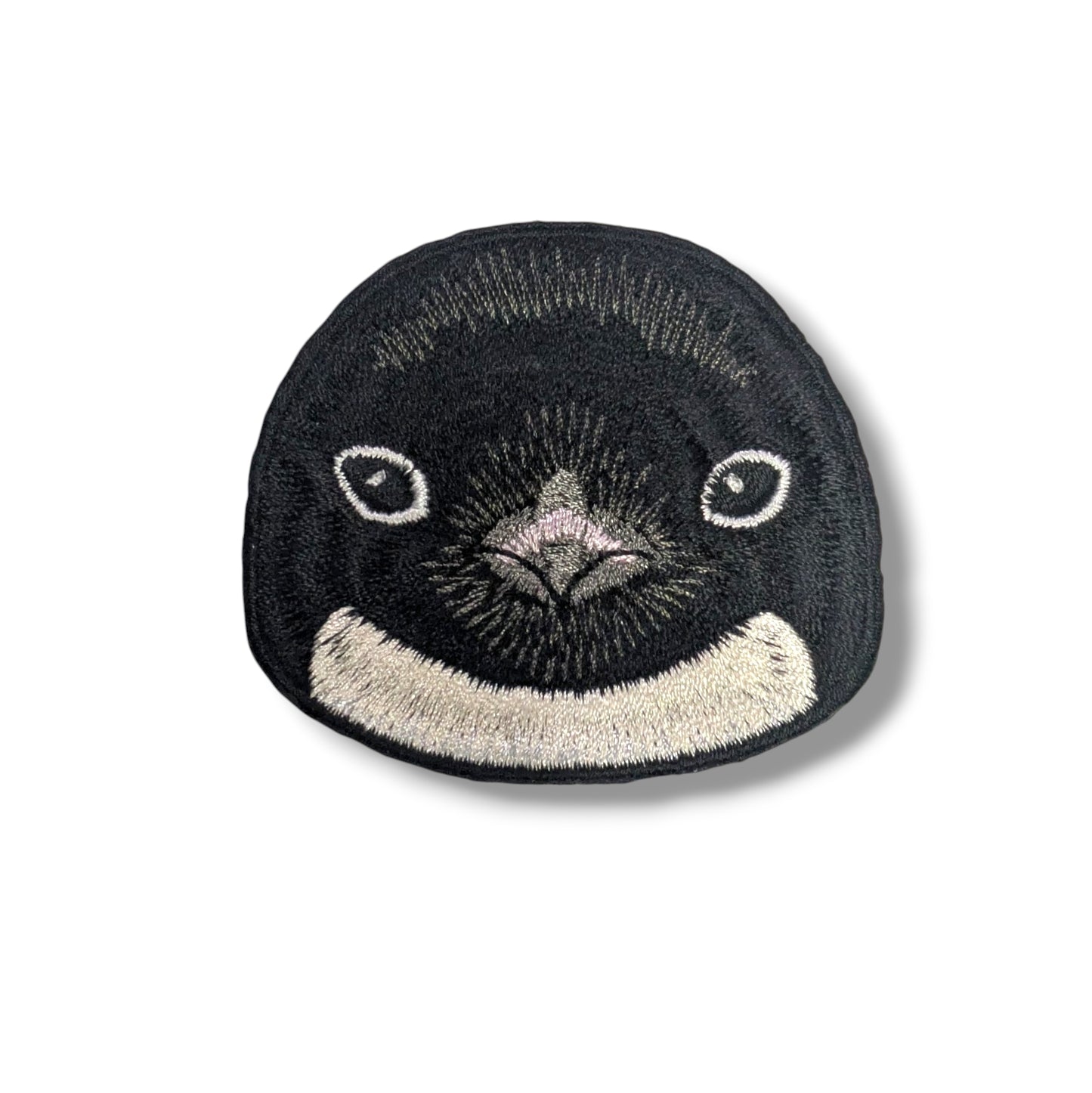 アデリーペンギンの証明写真刺繍ワッペン
